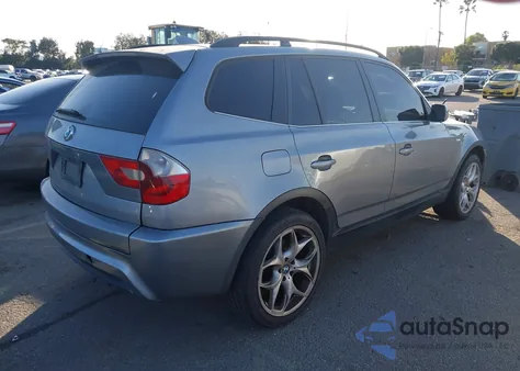 2006 BMW X3 3.0I from USA, damaged, VIN WBXPA93486WD25568